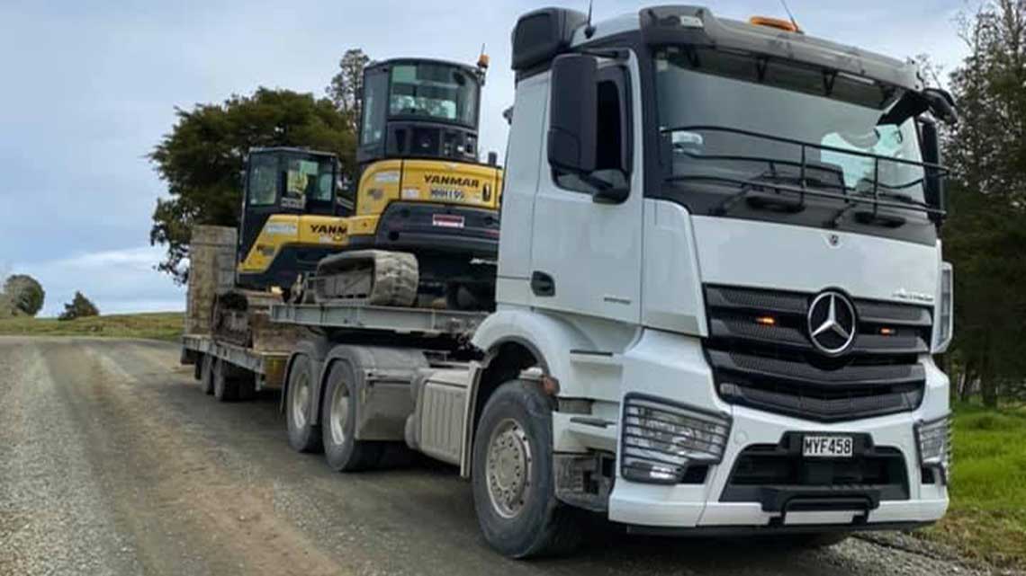 Tulip Hire delivery of Yanmar diggers